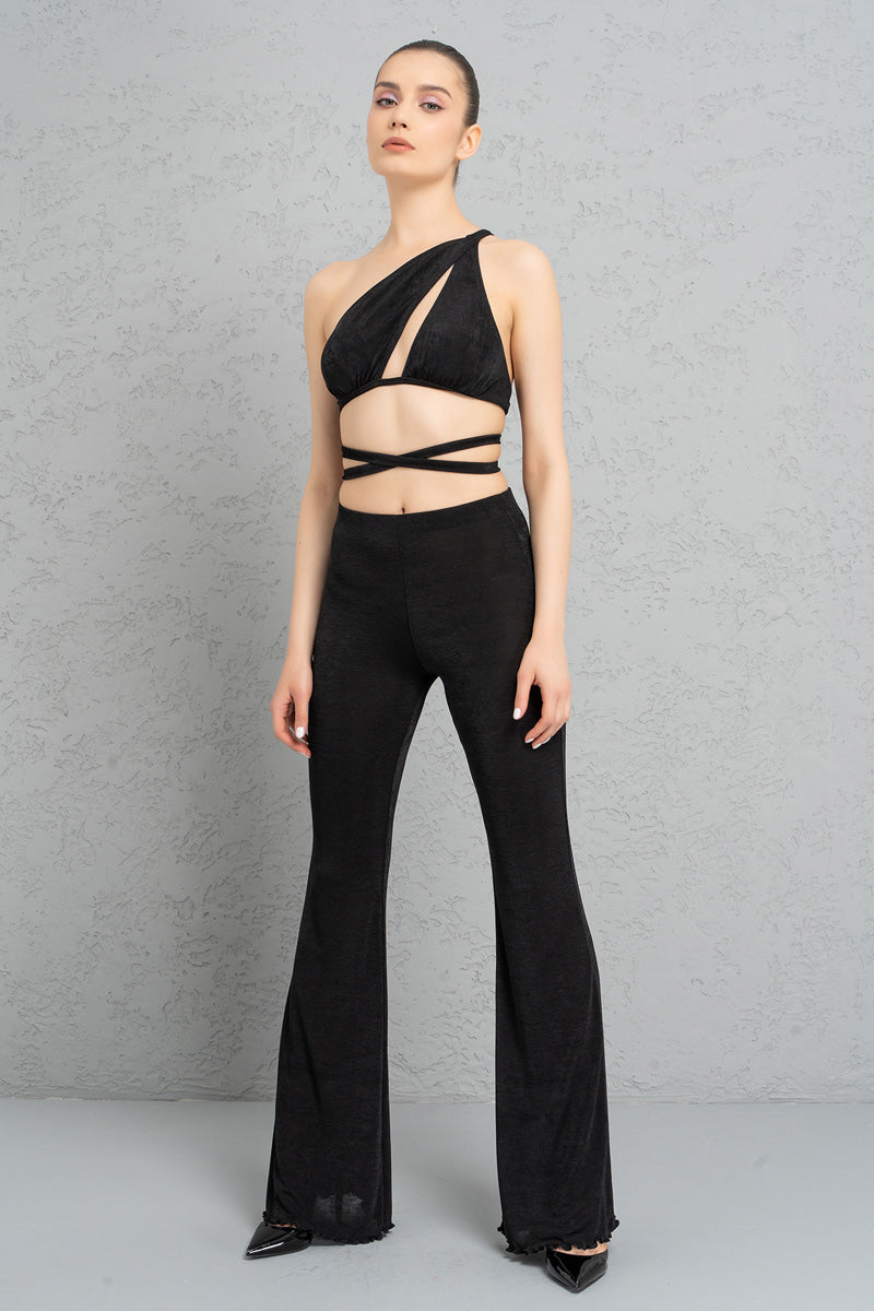 Black Flare Pants