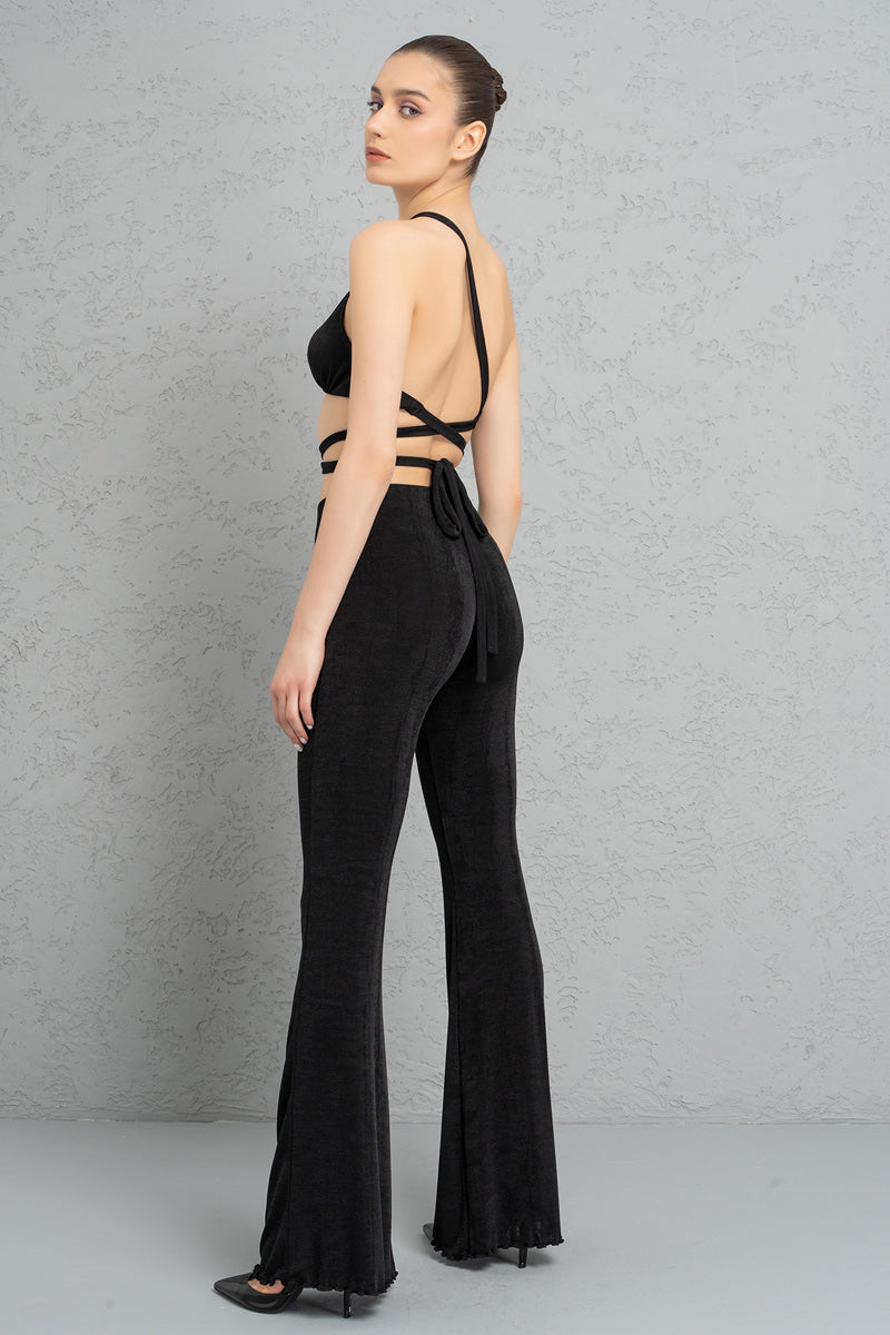 Black Flare Pants