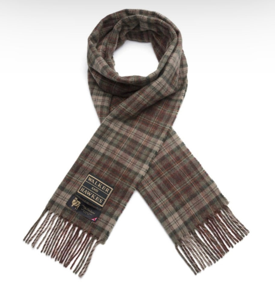 Trefill Walker&Hawkes Lambswool Timber Tartan