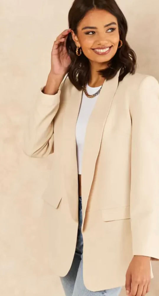 Blazer Beige Oversized 66001