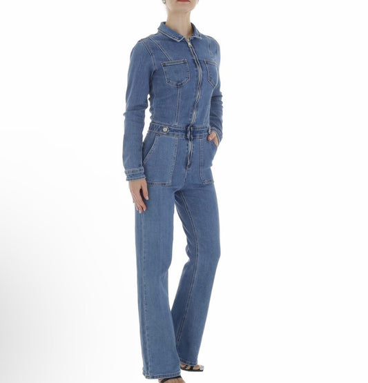 Damen Jumpsuit Milli Blár