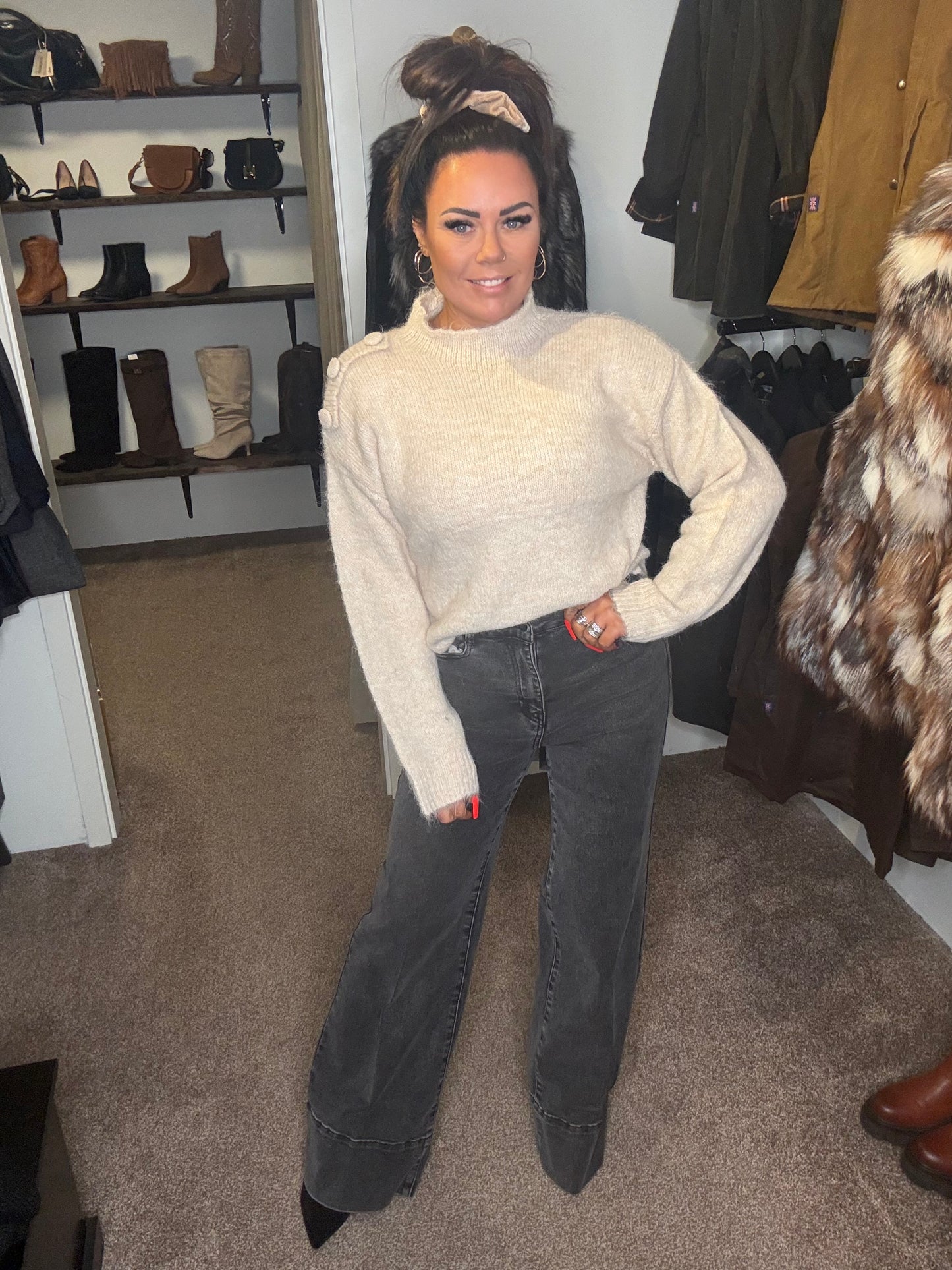 Peysa Beige