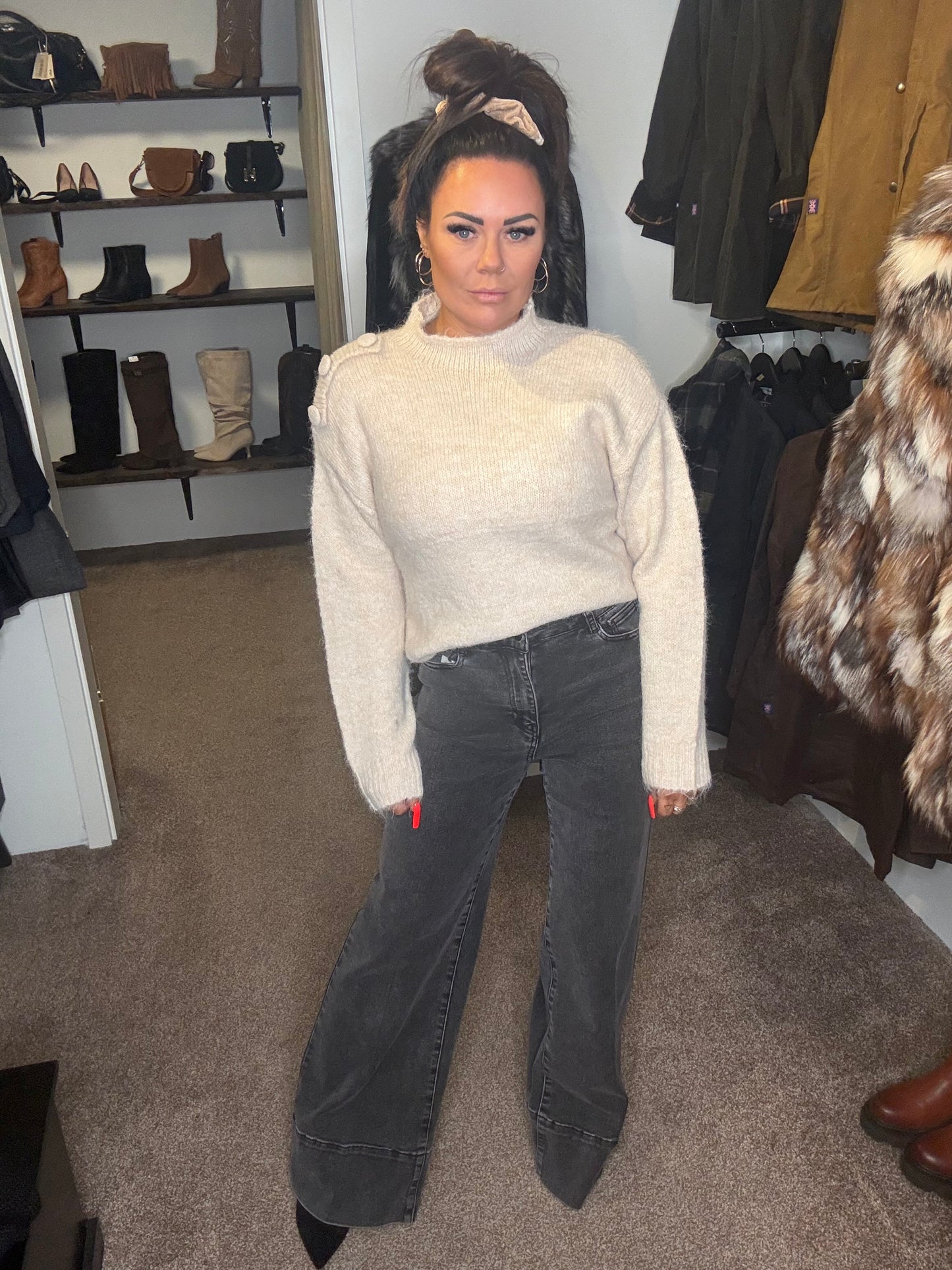 Peysa Beige