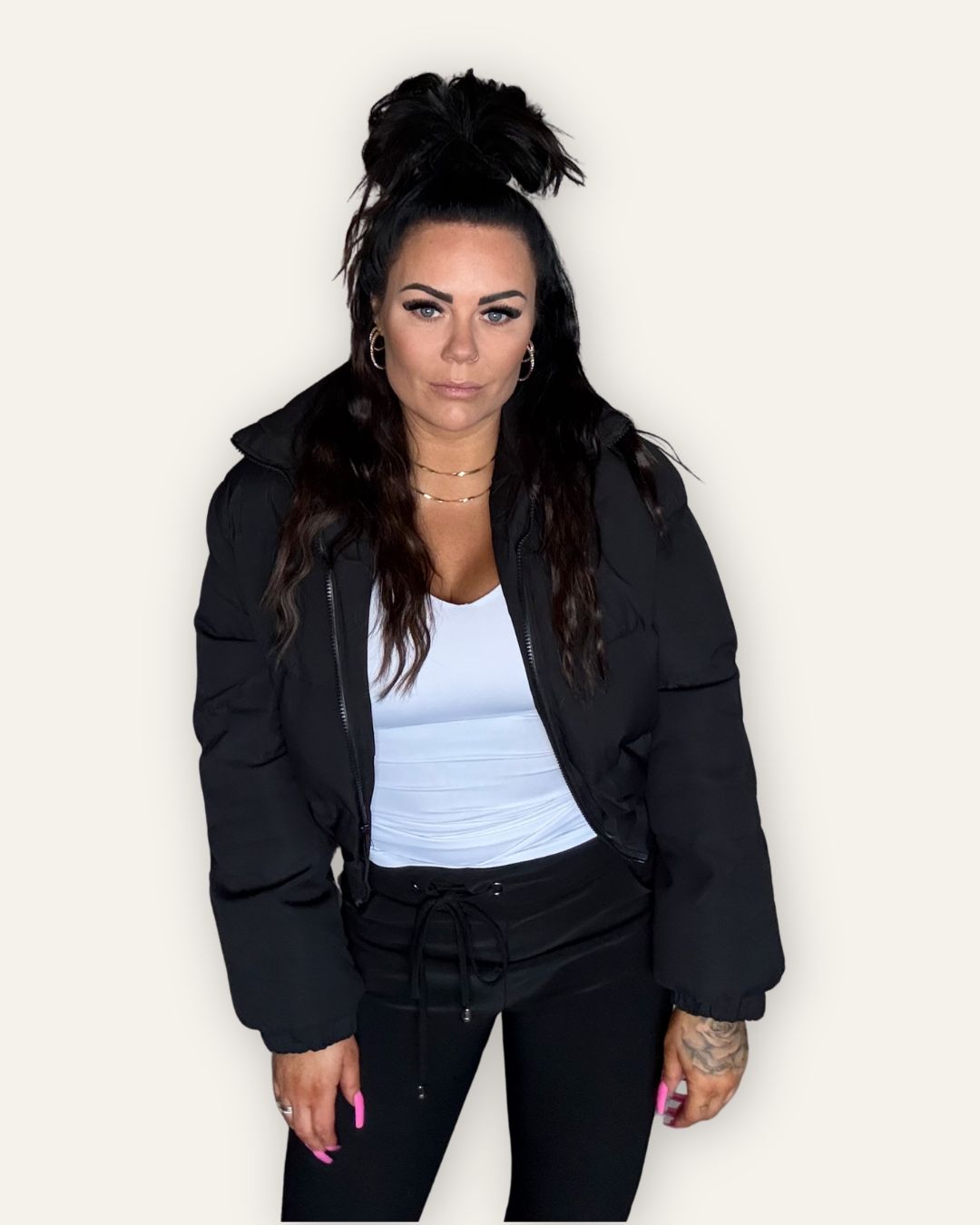 Bomber Jacket Black Central Iceland