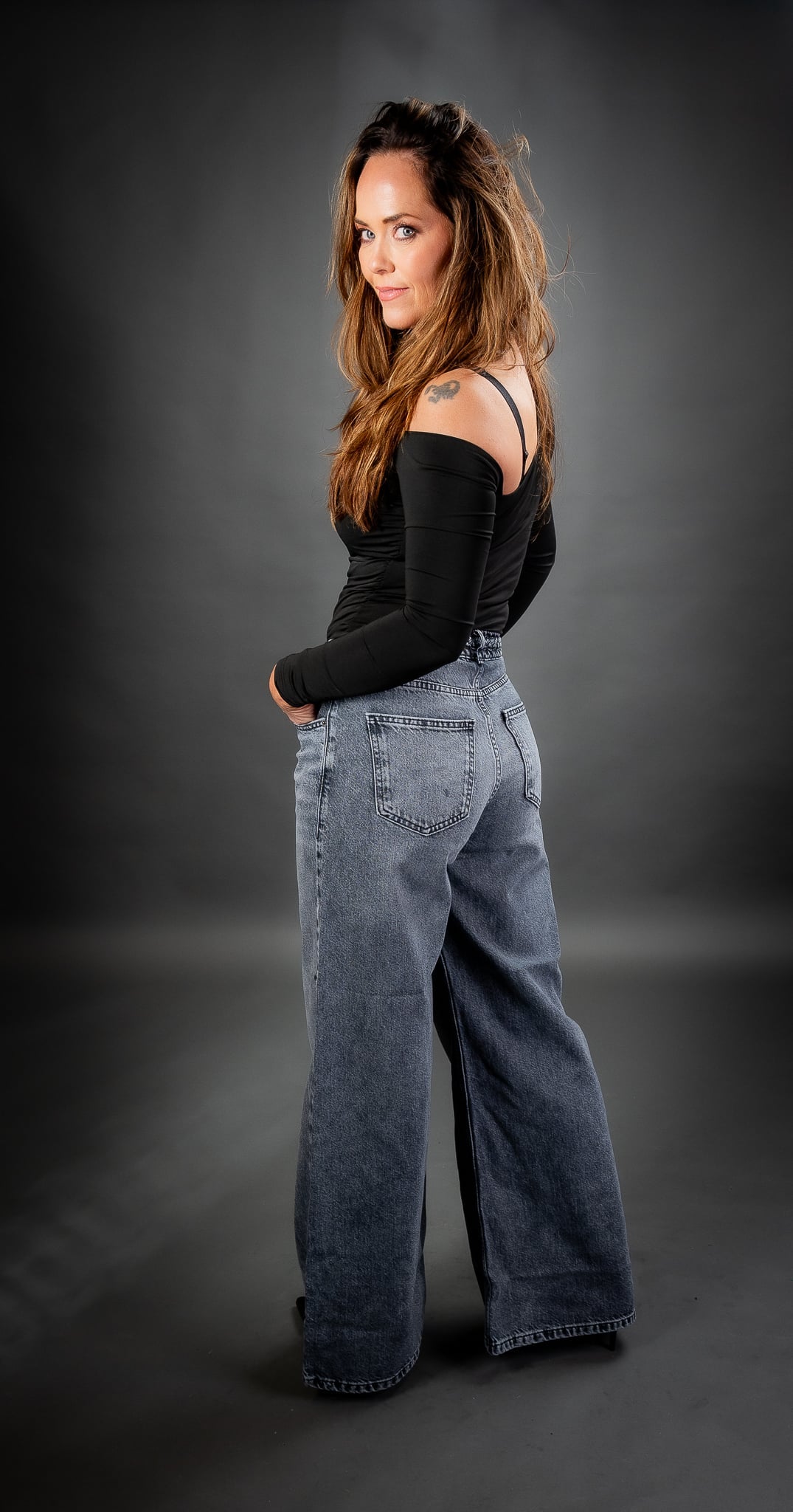 Veronica Jeans Grey