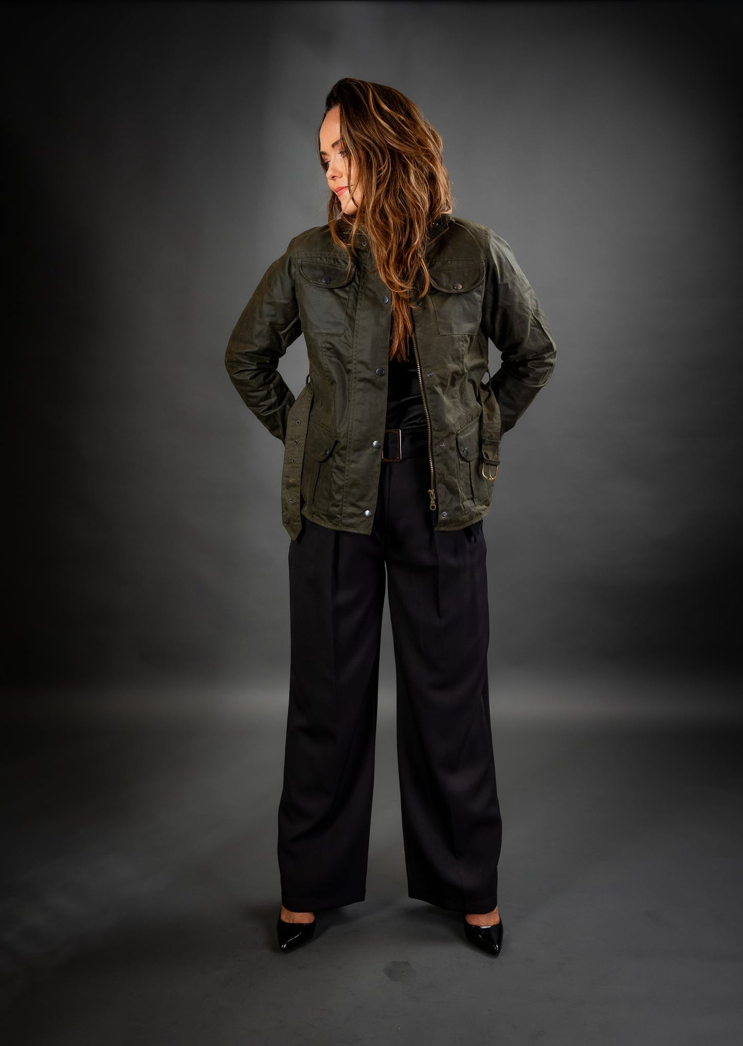 Vax Jakki Florence Motorcycle Olive