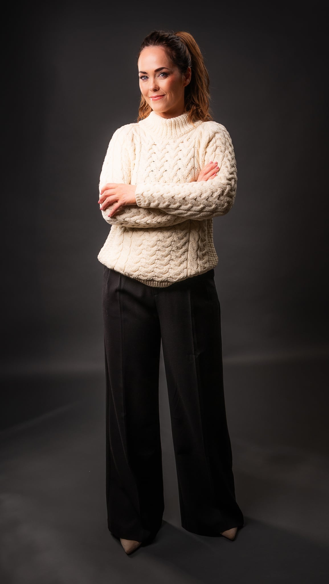 Peysa Ladies Merino Wool Arrington Pearl