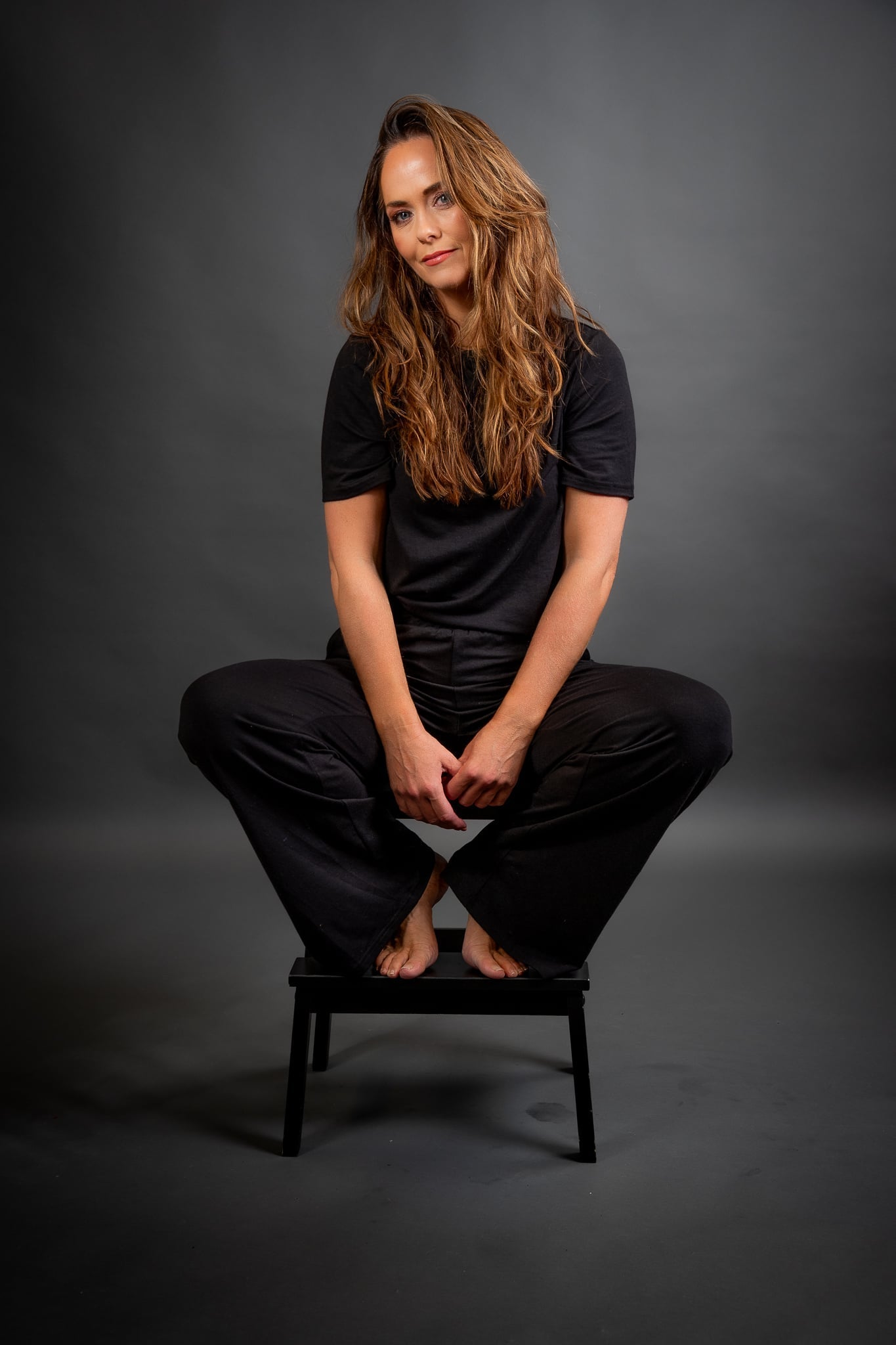 KósýGalli  Black T Shirt 2pcs Wide Leg Pants Central Iceland