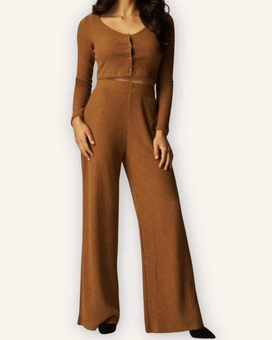 Melange Two-Pieces Taupe