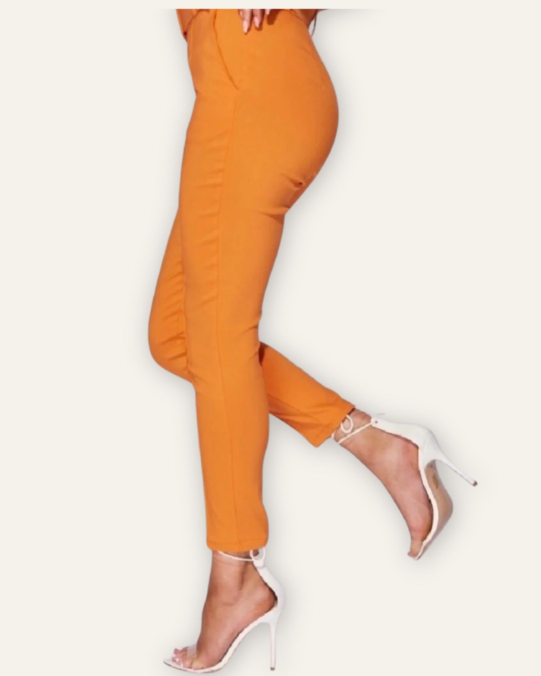 Buxur Orange Wide Buckle Belt 2376 Central Iceland