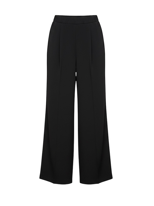 High Waisted Wide Leg Tailored Trousers Central Iceland