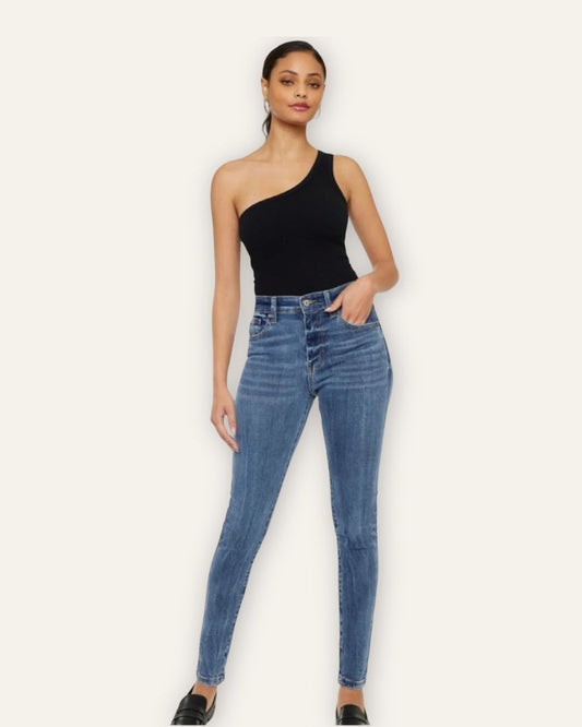 Gallabuxur KC 7085 Ljósar High Waist Central Iceland