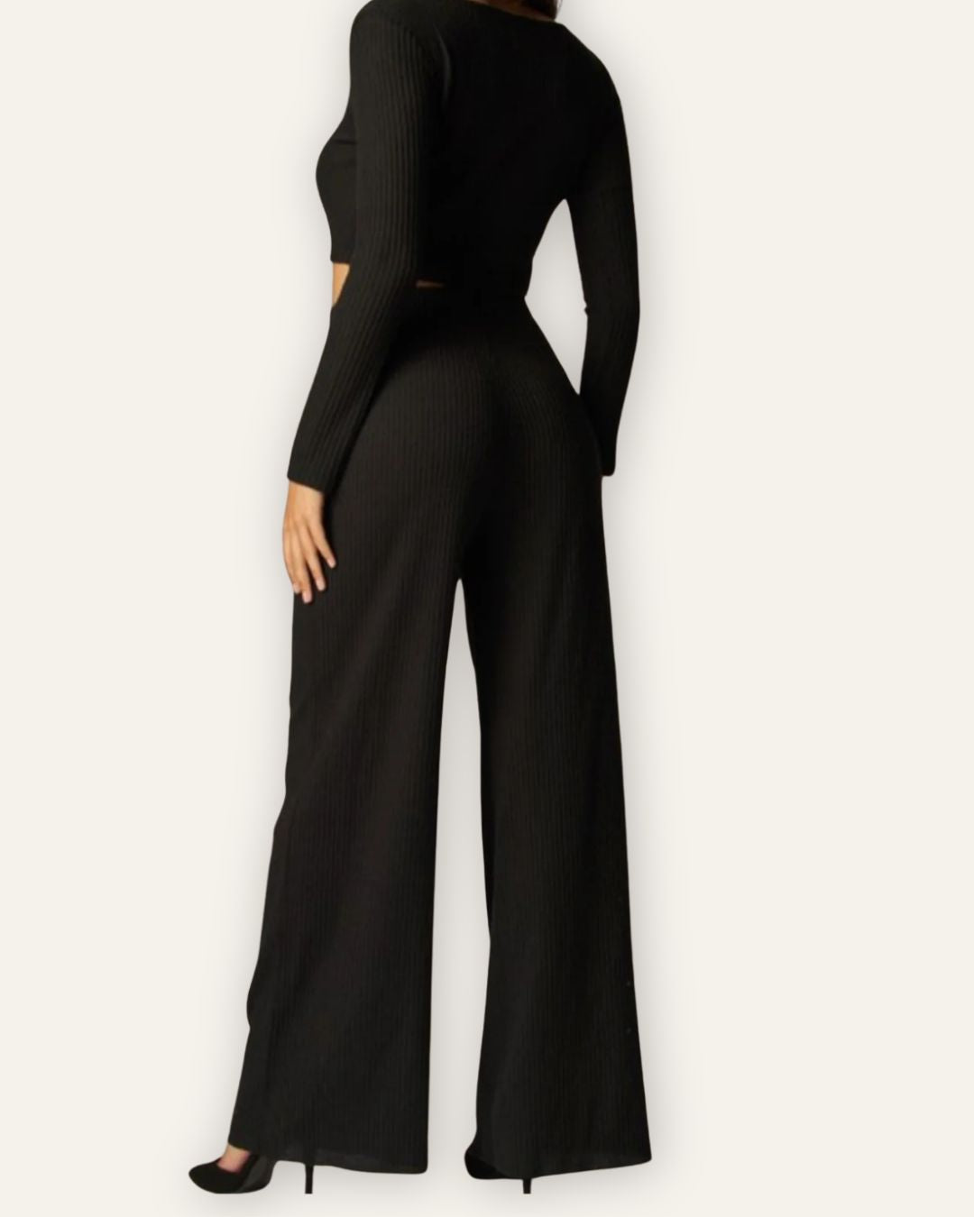 Melange Two-Pieces Black