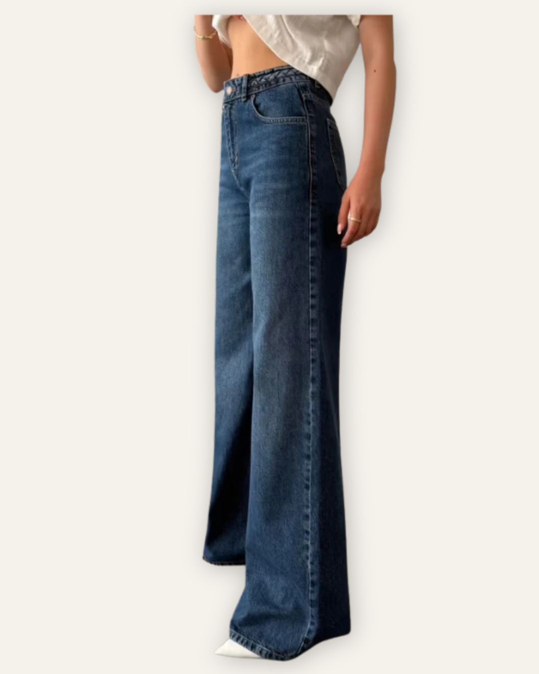 Veronica Jeans ￼Blue 7637 Central Iceland